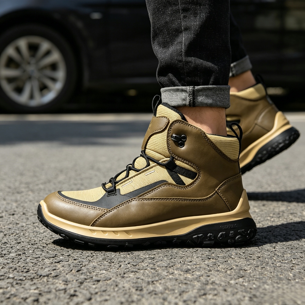 High Top Leather Shoes Men Lux - đánh giá và giá Streetwear Brand Designer