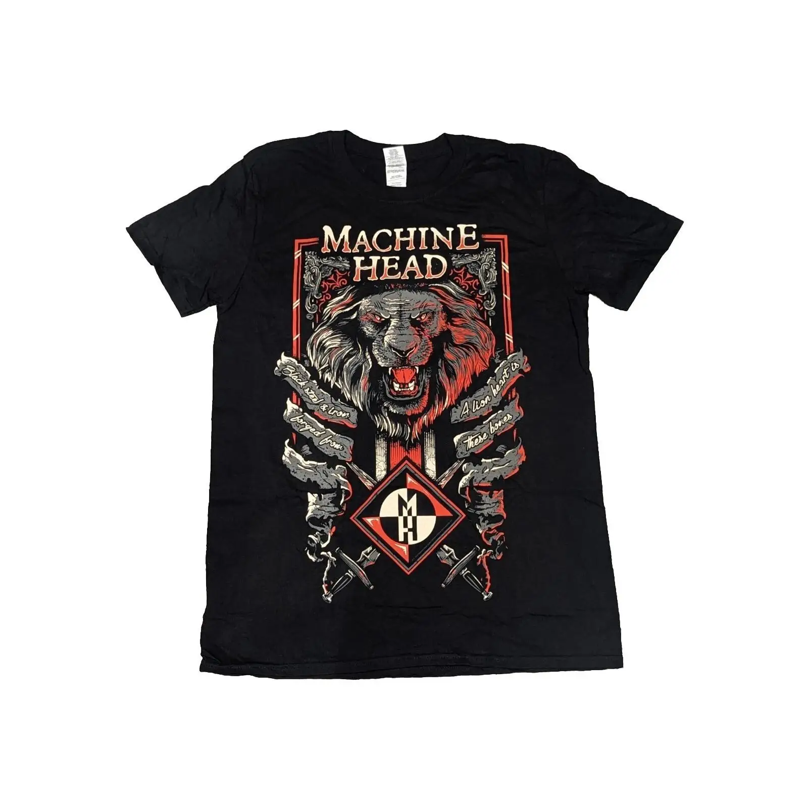 MACHINE HEAD Lion Heart T SHIR - đánh giá và giá Streetwear Brand Heart