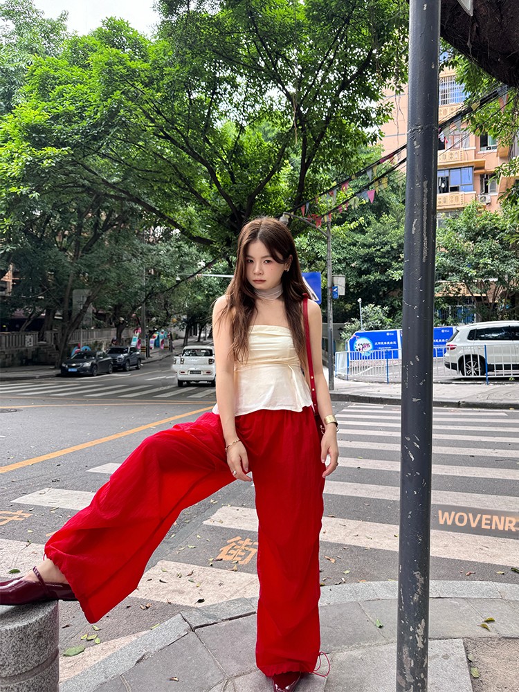 Slim Fit Casual Workwear Pants - đánh giá và giá Streetwear Brand Red