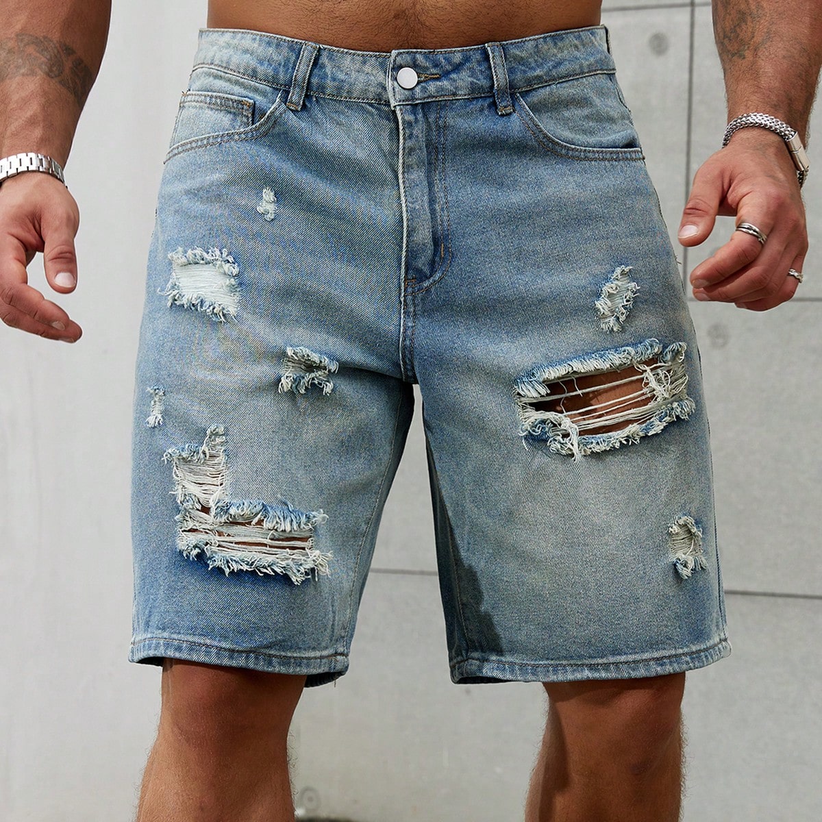 New Fashion Mens Ripped Short  - đánh giá và giá Brand Of Streetwear