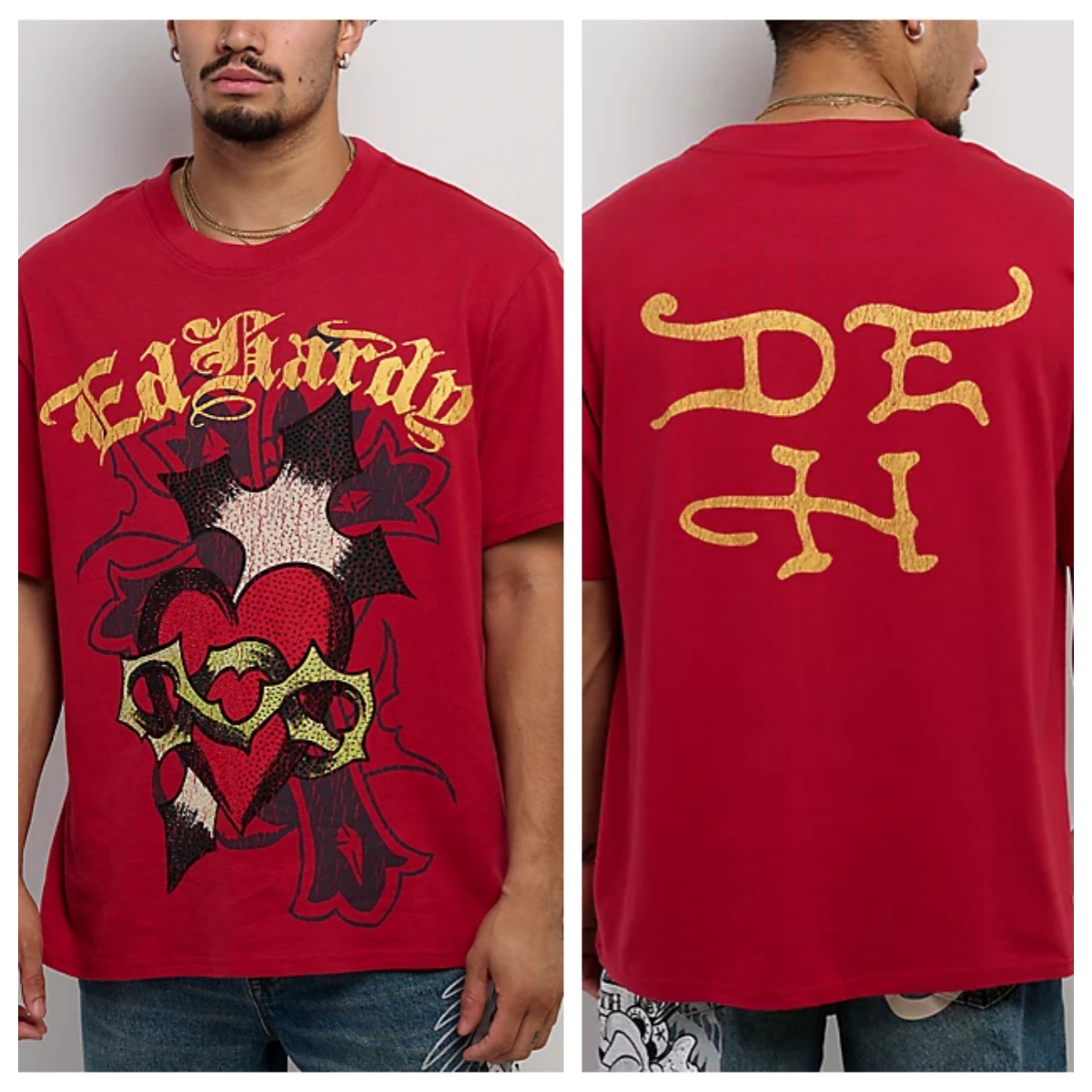 Sacred Heart Red Ed Tattoo Art - đánh giá và giá Streetwear Brand Heart