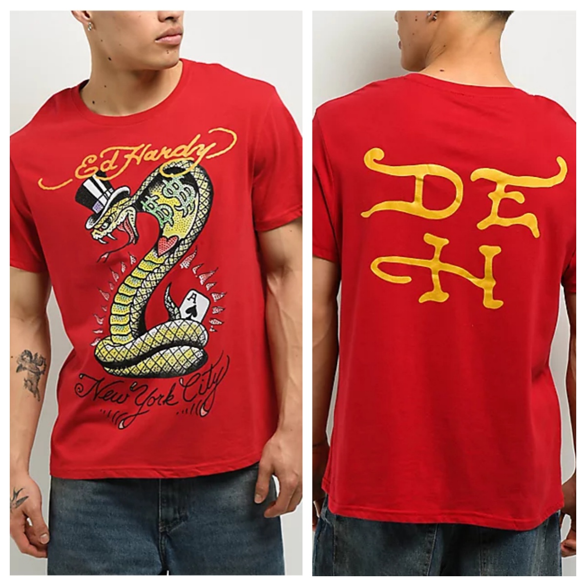Cross Heart Ed Y2k Tattoo Art  - đánh giá và giá Streetwear Brand Heart