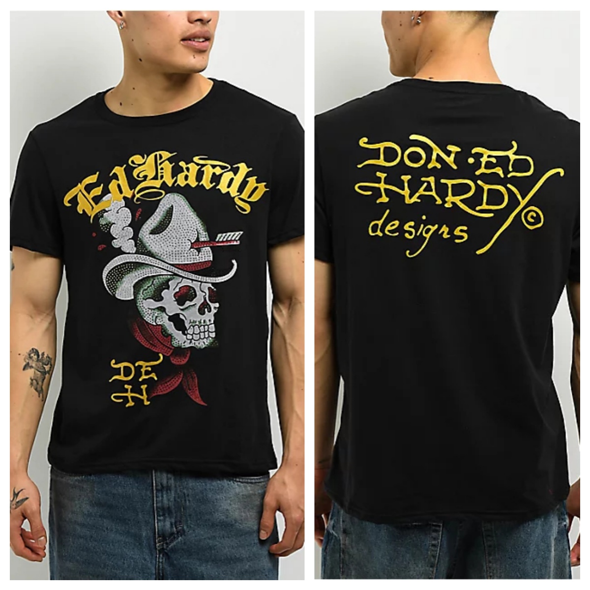 Cross Heart Ed Y2k Tattoo Art  - đánh giá và giá Streetwear Brand Heart