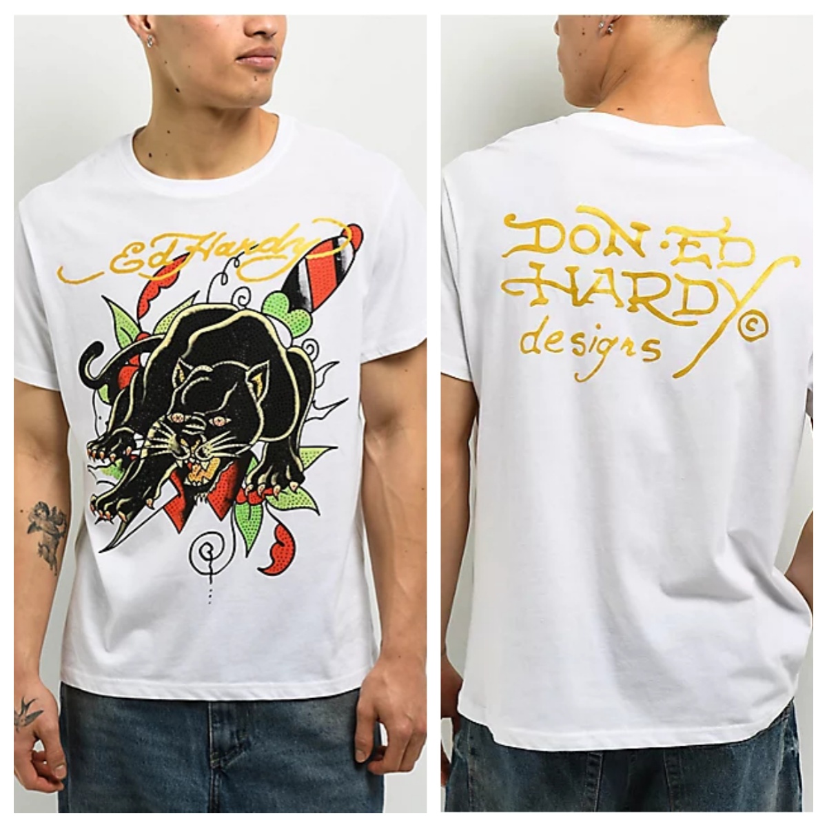 Cross Heart Ed Y2k Tattoo Art  - đánh giá và giá Streetwear Brand Heart